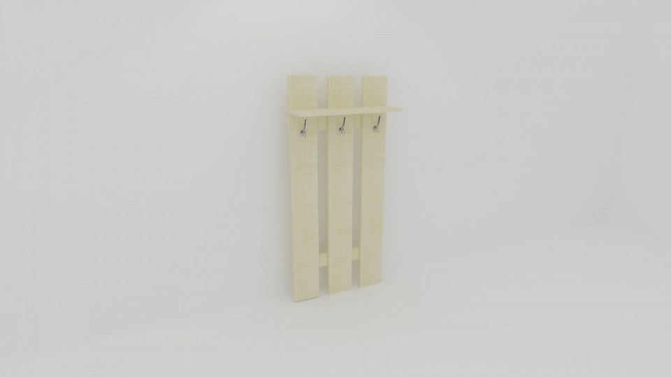 Předsíň.st.KAMILA - č. 4 - 3věšák s poličkou