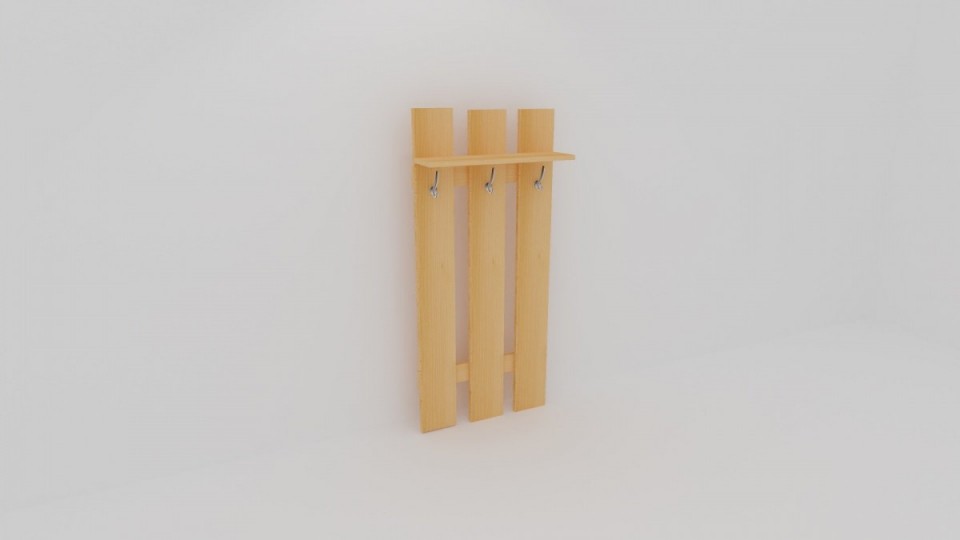 Předsíň.st.KAMILA - č. 4 - 3věšák s poličkou č.7