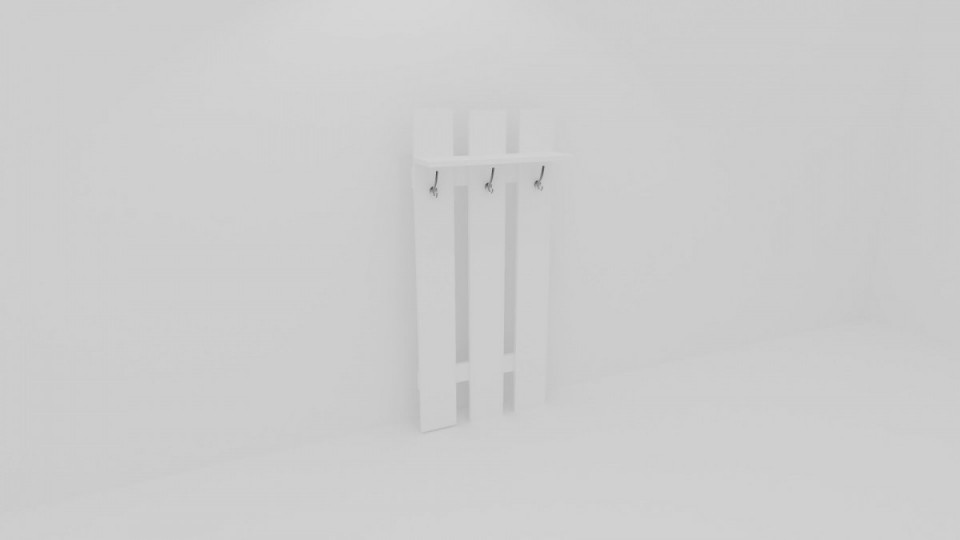 Předsíň.st.KAMILA - č. 4 - 3věšák s poličkou č.8