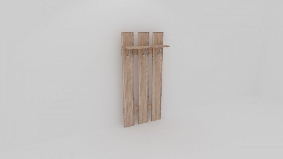 Předsíň.st.KAMILA - č. 4 - 3věšák s poličkou č.12