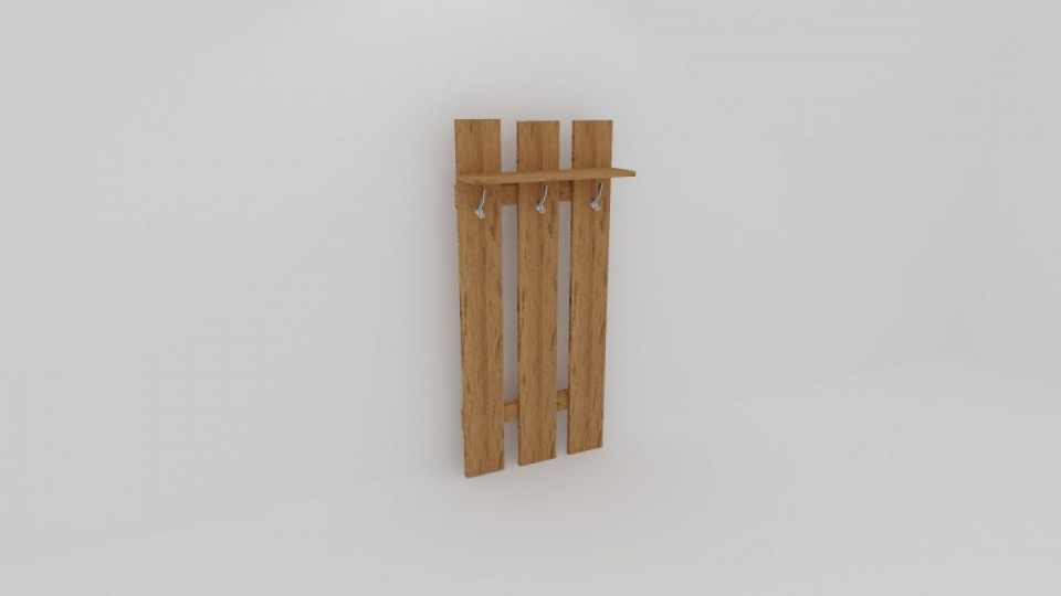 Předsíň.st.KAMILA - č. 4 - 3věšák s poličkou č.13