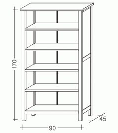Knihovna Natur lak č.2