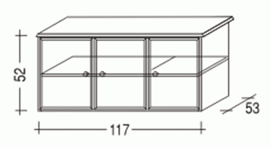 Nástavec skříně Dona III. č.2