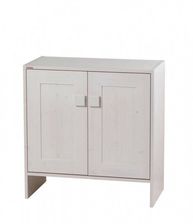 Komoda Sendy Alfa plná BÍLÁ