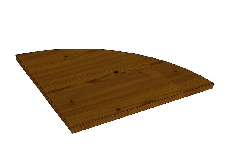 Mario rohový díl hnědý