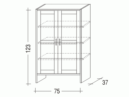Komoda Sendy Beta plná č.3