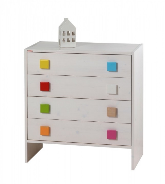 Komoda Sendy Alfa zásuvková BÍLÁ č.3