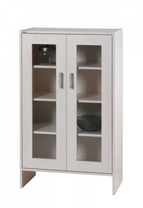 Komoda Sendy Beta prosklená BÍLÁ č.2