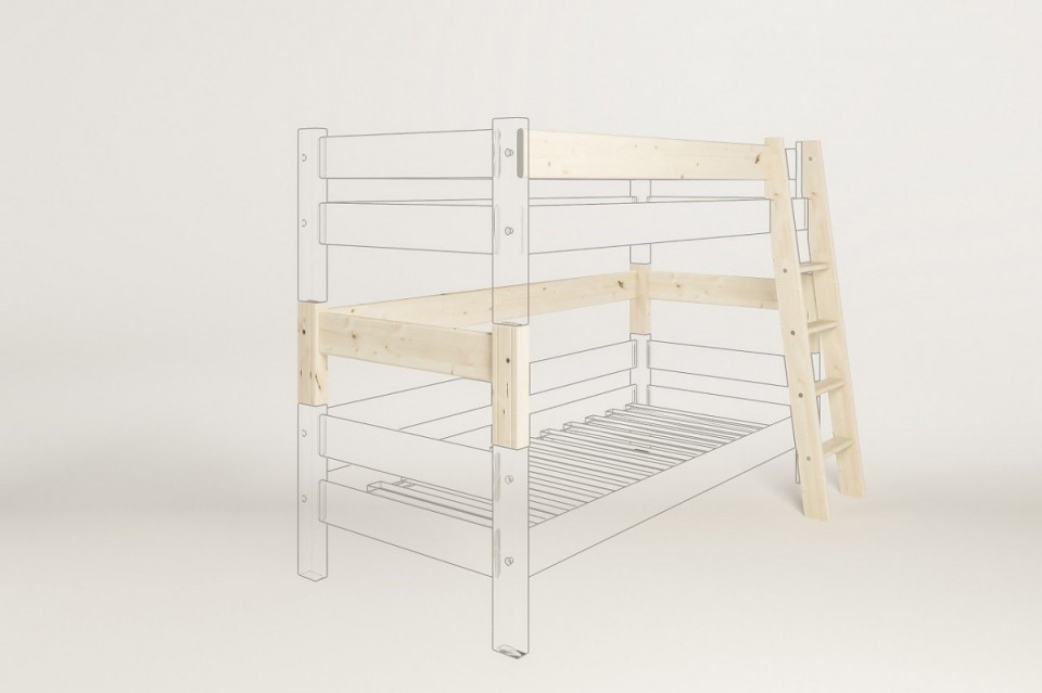 Spojovací díl Sendy 35 + schůdky - Smrk přírodní