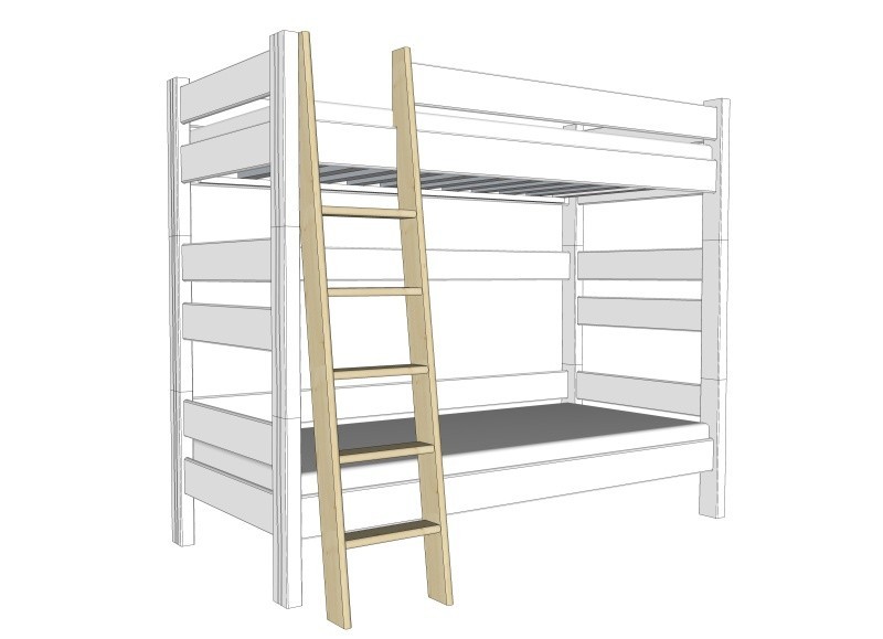 žebřík Sendy - výška 180 cm