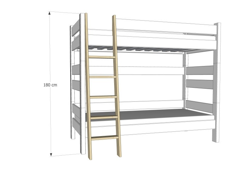 žebřík Sendy - výška 180 cm č.2