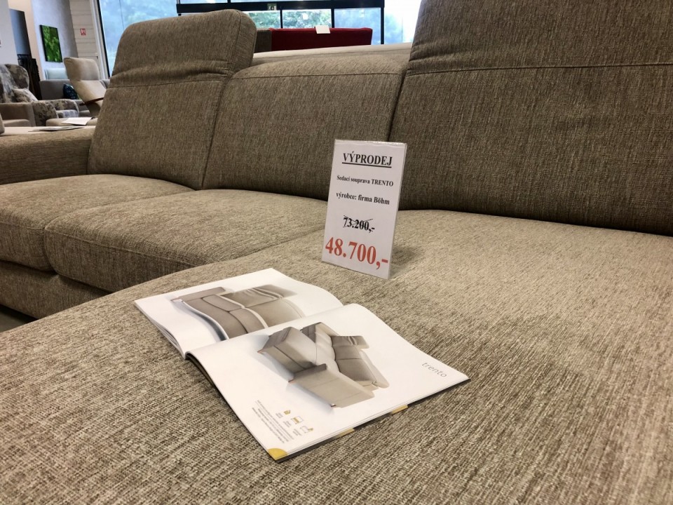 Béžová pohovka ve tvaru L - AKCE č.2