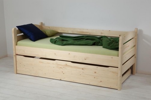 Postel Thorsten 90 Pečovatelské lůžko - smrk přírodní č.2