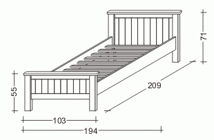 Postel Anny 90 přírodní č.2