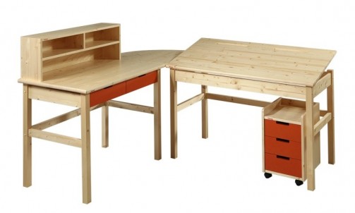 Psací stůl Mario zásuvkový Native č.2