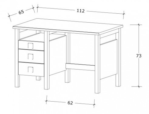 Psací stůl Henry I. NEW č.5