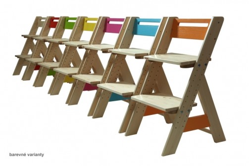 Dětská rostoucí židle ZUZU - modrá č.2