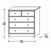 Komoda V. Gazel č.2