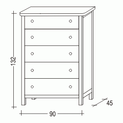 Komoda V. velká Anny č.2