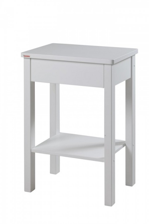 Noční stolek Theo smrk bělený