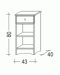 Noční stolek Senior č.2